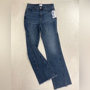 Time and Tru Dark Blue Flare Jeans sz2